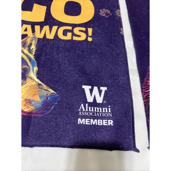 2 NCAA Georgia Bulldogs "Go Dawgs" Sports/Golf Bag Fan Rally Towel 14.75x 17.75" - Picture 5 of 16